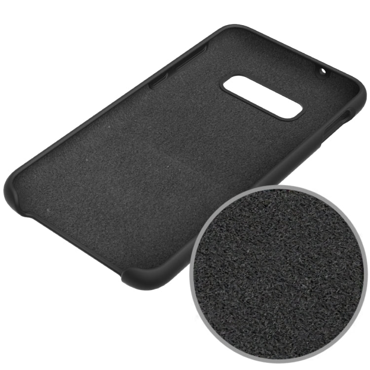Shockproof Solid Color Liquid Silicone Case for Galaxy S10