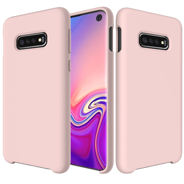 Shockproof Solid Color Liquid Silicone Case for Galaxy S10