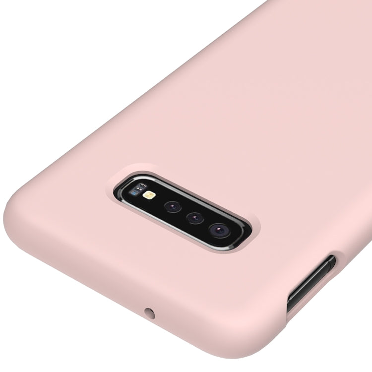 Shockproof Solid Color Liquid Silicone Case for Galaxy S10