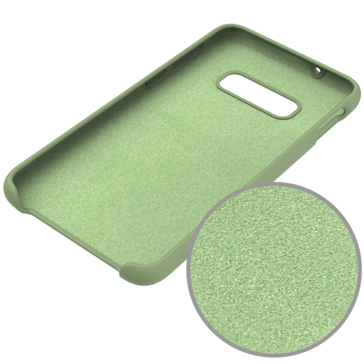 Shockproof Solid Color Liquid Silicone Case for Galaxy S10