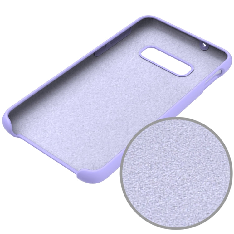 Shockproof Solid Color Liquid Silicone Case for Galaxy S10