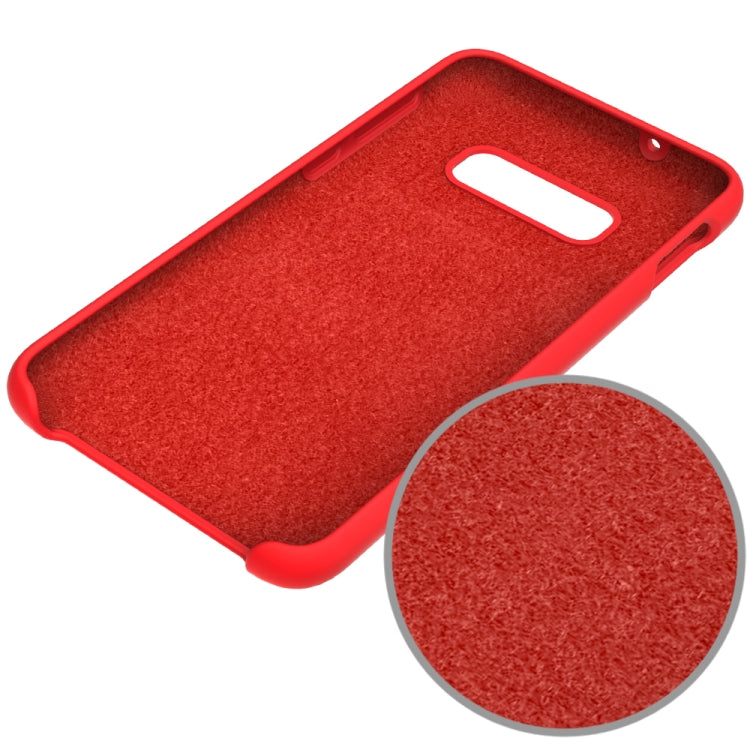 Shockproof Solid Color Liquid Silicone Case for Galaxy S10