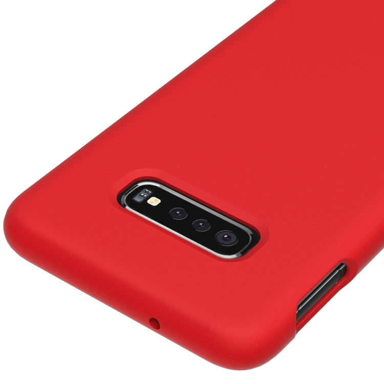 Shockproof Solid Color Liquid Silicone Case for Galaxy S10