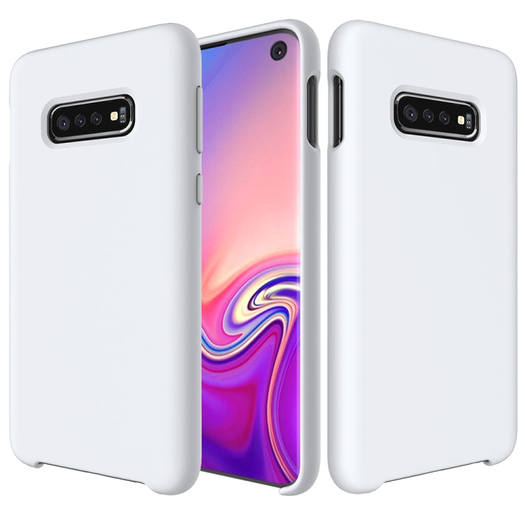 Shockproof Solid Color Liquid Silicone Case for Galaxy S10