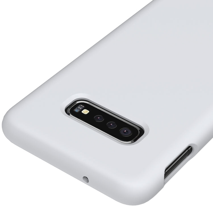 Shockproof Solid Color Liquid Silicone Case for Galaxy S10