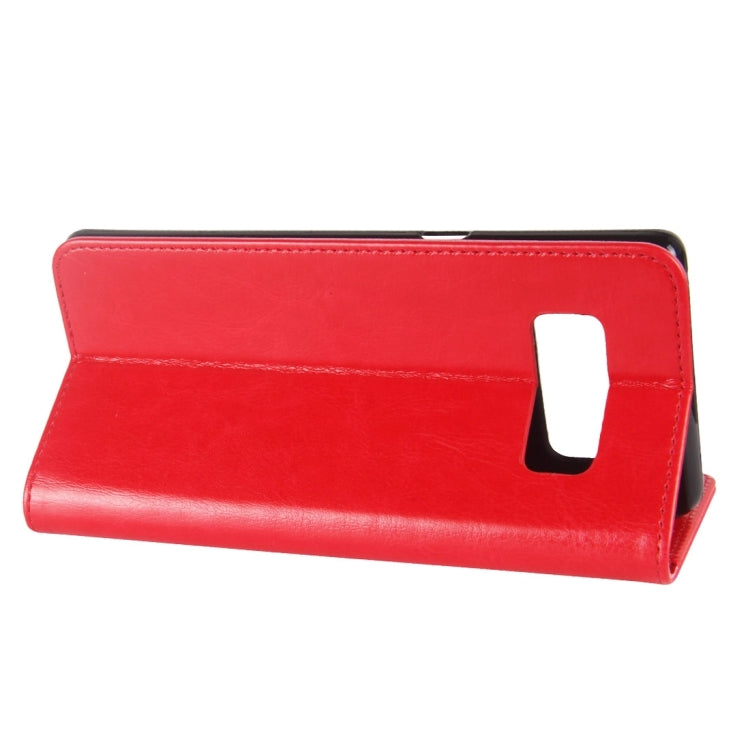For Galaxy Note 8 Crazy Horse Texture PU +TPU Horizontal Flip Leather Case with Holder & Card Slots & Wallet & Photo Frame