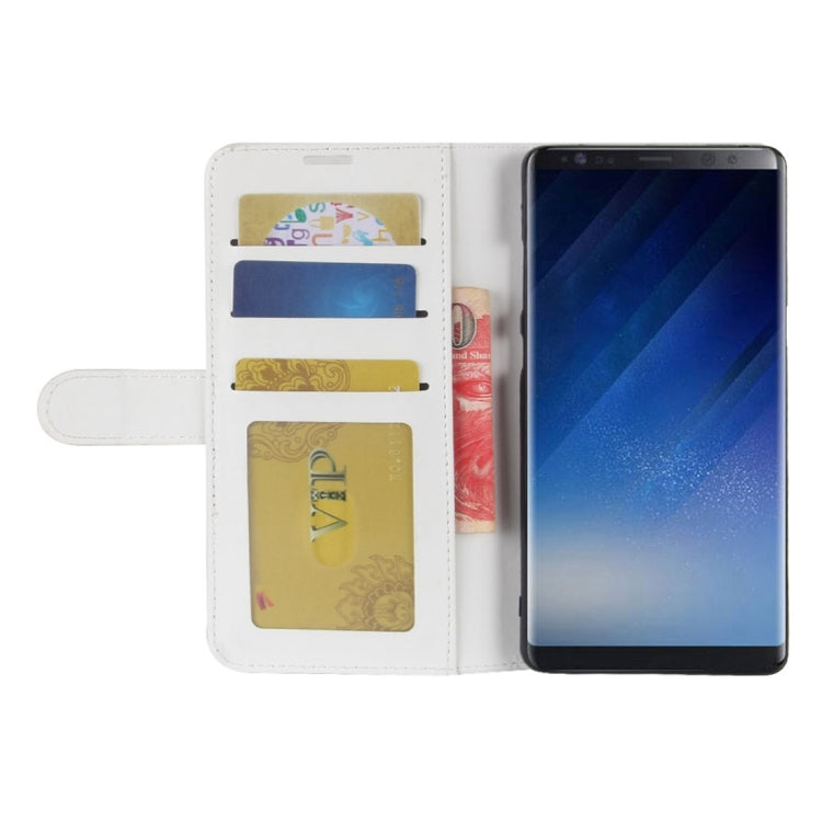 For Galaxy Note 8 Crazy Horse Texture PU +TPU Horizontal Flip Leather Case with Holder & Card Slots & Wallet & Photo Frame