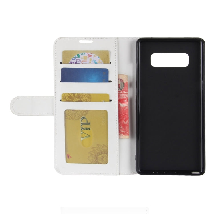 For Galaxy Note 8 Crazy Horse Texture PU +TPU Horizontal Flip Leather Case with Holder & Card Slots & Wallet & Photo Frame