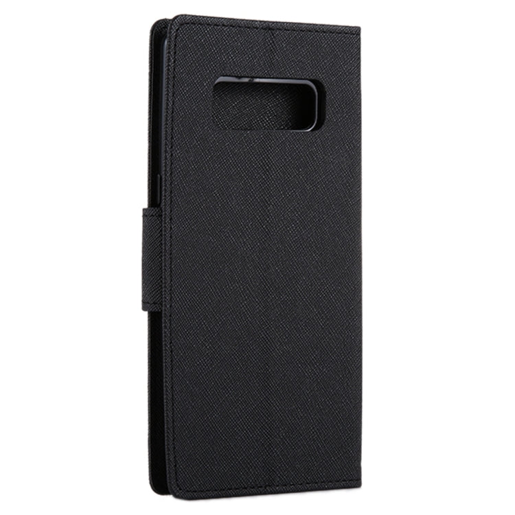 GOOSPERY FANCY DIARY for Galaxy Note 8 Cross Texture Horizontal Flip Leather Case with Card Slots & Wallet & Holder