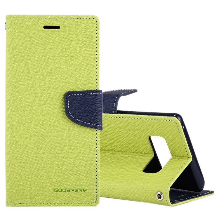 GOOSPERY FANCY DIARY for Galaxy Note 8 Cross Texture Horizontal Flip Leather Case with Card Slots & Wallet & Holder