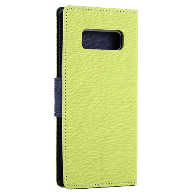 GOOSPERY FANCY DIARY for Galaxy Note 8 Cross Texture Horizontal Flip Leather Case with Card Slots & Wallet & Holder