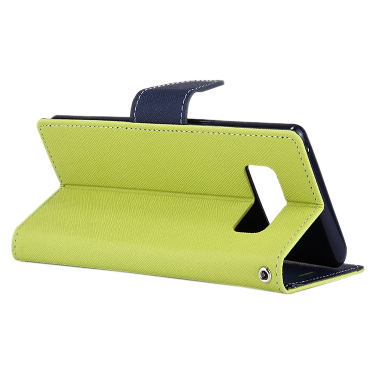 GOOSPERY FANCY DIARY for Galaxy Note 8 Cross Texture Horizontal Flip Leather Case with Card Slots & Wallet & Holder