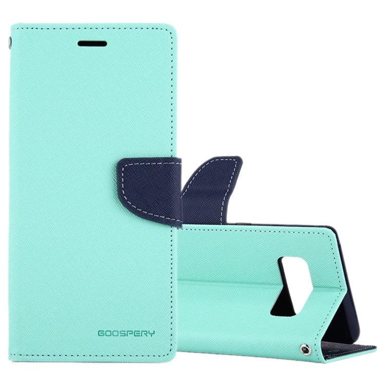 GOOSPERY FANCY DIARY for Galaxy Note 8 Cross Texture Horizontal Flip Leather Case with Card Slots & Wallet & Holder