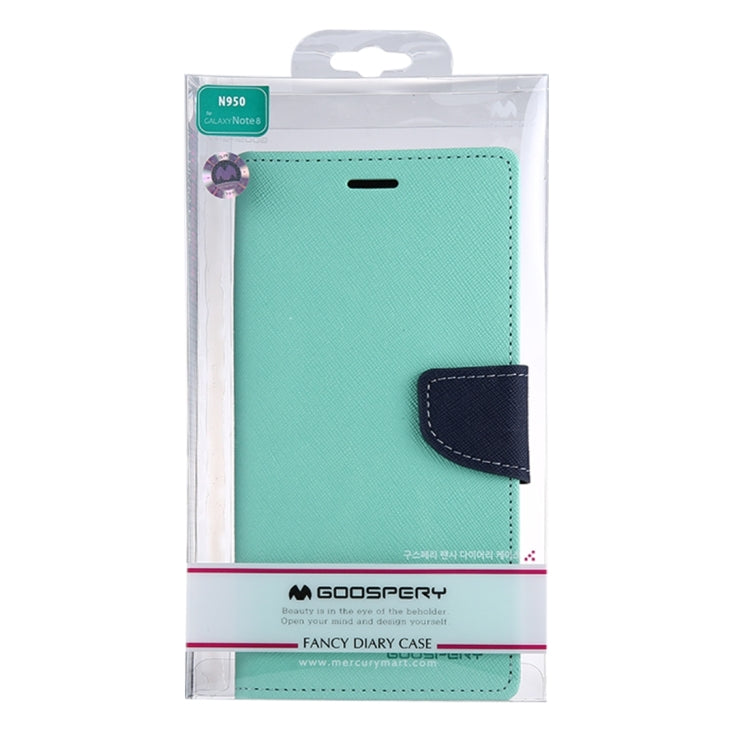GOOSPERY FANCY DIARY for Galaxy Note 8 Cross Texture Horizontal Flip Leather Case with Card Slots & Wallet & Holder
