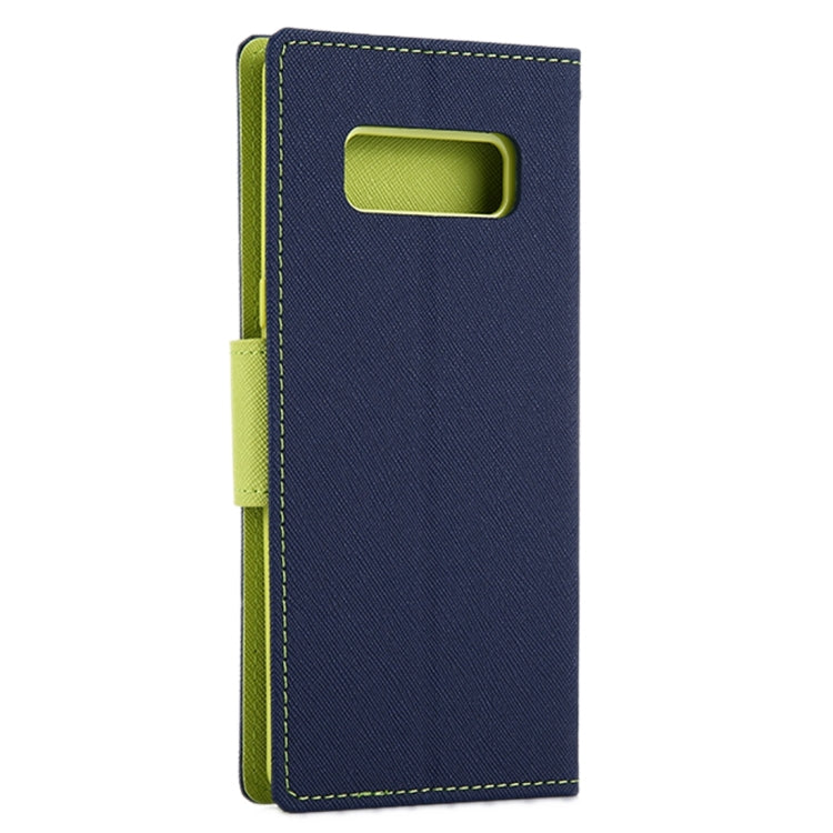GOOSPERY FANCY DIARY for Galaxy Note 8 Cross Texture Horizontal Flip Leather Case with Card Slots & Wallet & Holder
