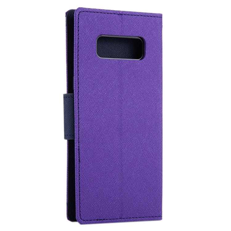 GOOSPERY FANCY DIARY for Galaxy Note 8 Cross Texture Horizontal Flip Leather Case with Card Slots & Wallet & Holder