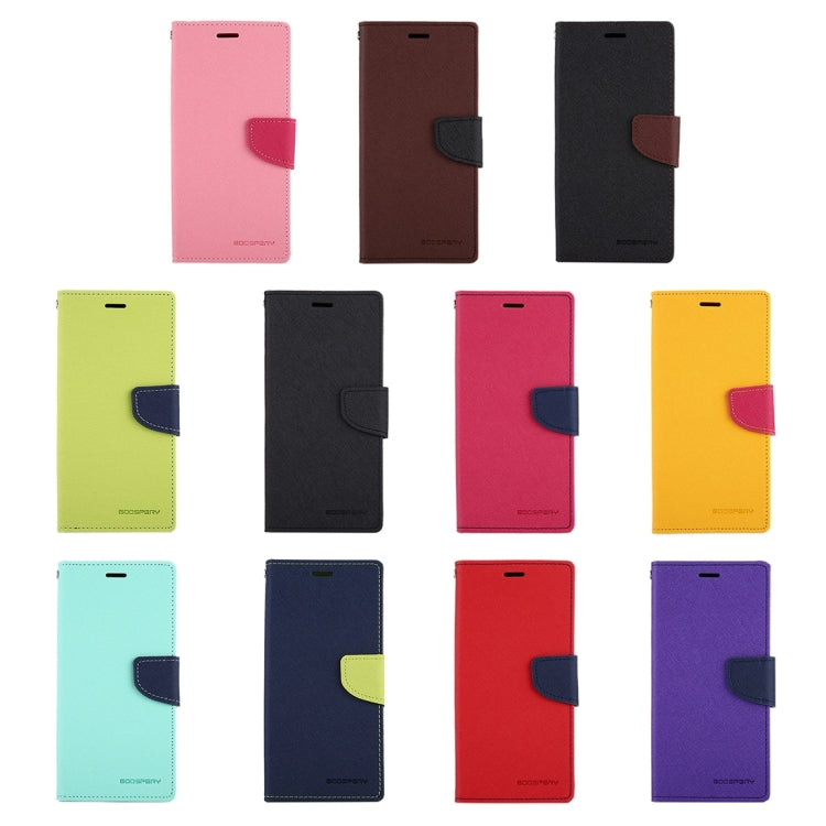 GOOSPERY FANCY DIARY for Galaxy Note 8 Cross Texture Horizontal Flip Leather Case with Card Slots & Wallet & Holder