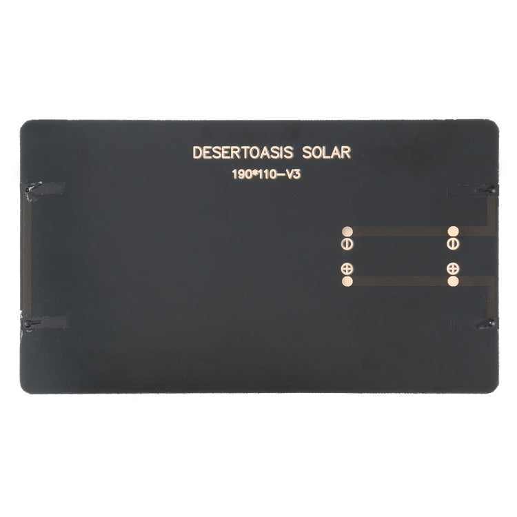 5V 3W 600mAh DIY Sun Power Battery Solar Panel Module Cell, Size: 110 x 190mm