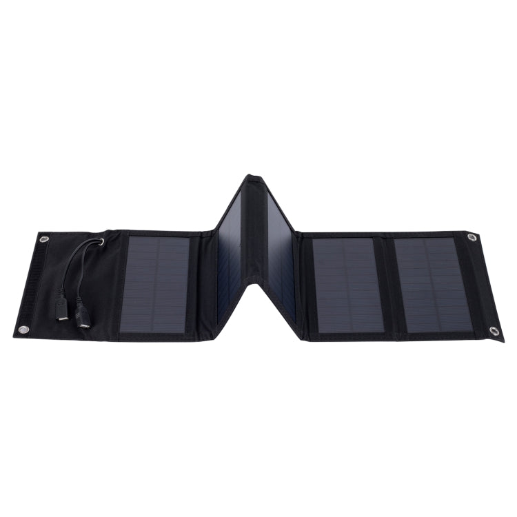 10W Monocrystalline Silicon Foldable Solar Panel Outdoor Charger with 5V Dual USB Ports