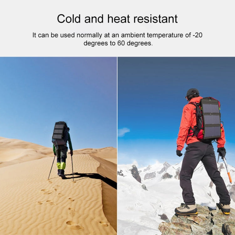 ALLPOWERS Solar Charger 5V 21W Built-in 6000mAh Battery Portable Solar Cells