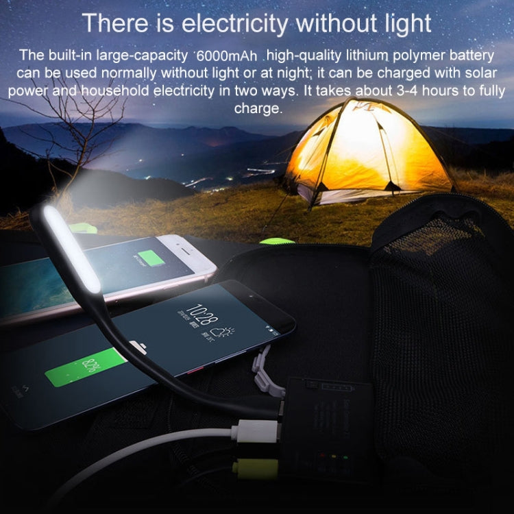 ALLPOWERS Solar Charger 5V 21W Built-in 6000mAh Battery Portable Solar Cells