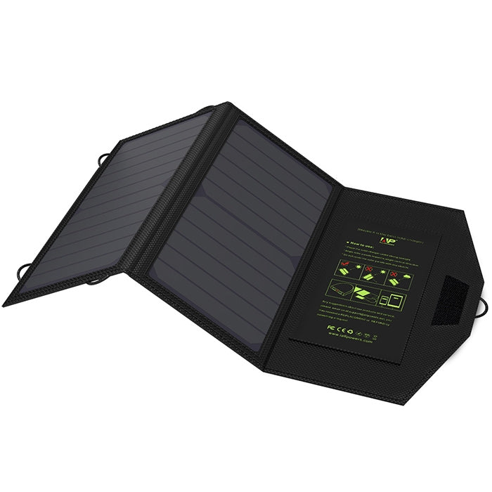 ALLPOWERS Solar Panel Charger Dual USB 5V2A Portable Solar Panel Phone Charger