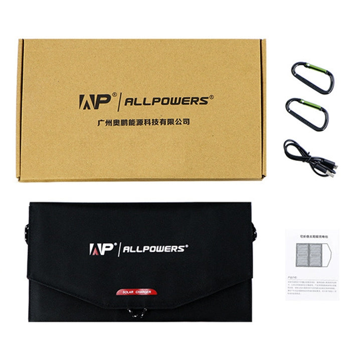 ALLPOWERS Solar Panel Charger Dual USB 5V2A Portable Solar Panel Phone Charger