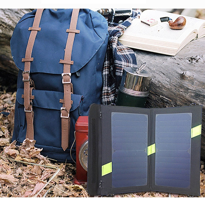 ALLPOWERS 14W 5V Solar Panels Fold Portable Solar Panel Charger Dual USB