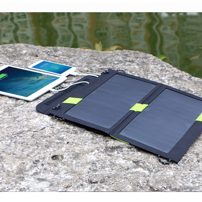 ALLPOWERS 14W 5V Solar Panels Fold Portable Solar Panel Charger Dual USB