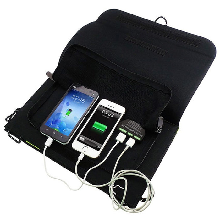 ALLPOWERS 14W 5V Solar Panels Fold Portable Solar Panel Charger Dual USB