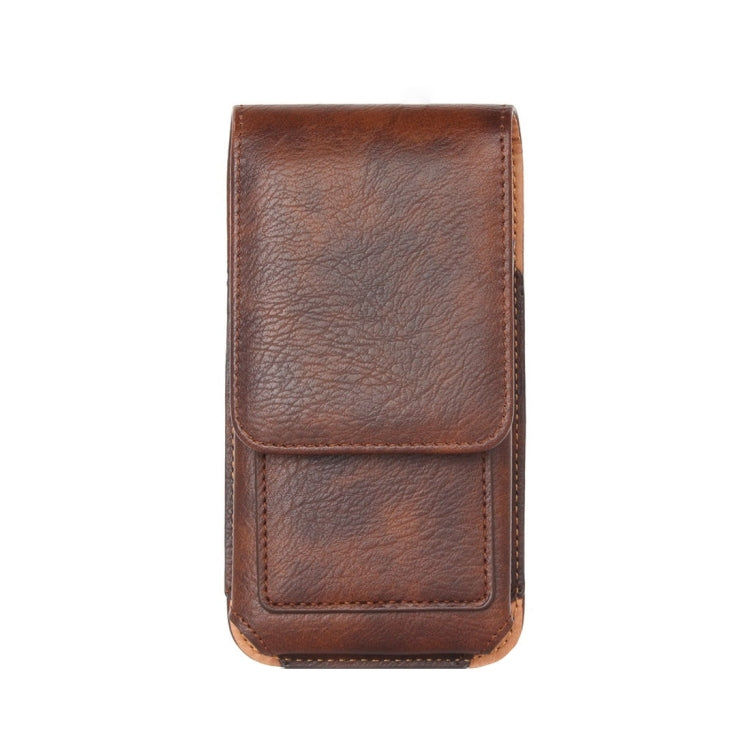 For Galaxy S7 / G930 & S6 / G920 & S6 Edge / G925 Classical Style Elephant Texture Vertical Flip Leather Case Waist Bag with Card Solts & Rrotatable Back Splint Size: 15.5 x 8.2 cm