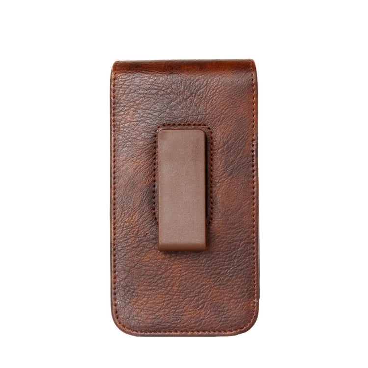For Galaxy S7 / G930 & S6 / G920 & S6 Edge / G925 Classical Style Elephant Texture Vertical Flip Leather Case Waist Bag with Card Solts & Rrotatable Back Splint Size: 15.5 x 8.2 cm