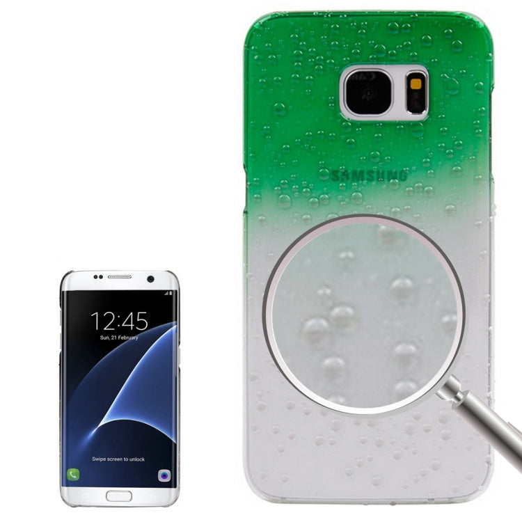 For Galaxy S7 Edge / G935 Artistic Water-drop Pattern PC Protective Cover Case