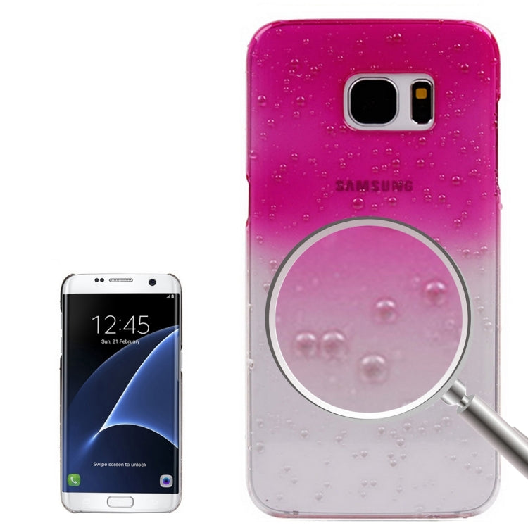 For Galaxy S7 Edge / G935 Artistic Water-drop Pattern PC Protective Cover Case