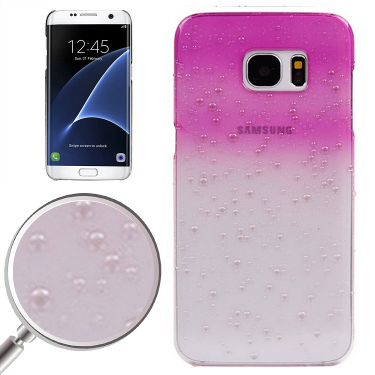 For Galaxy S7 Edge / G935 Artistic Water-drop Pattern PC Protective Cover Case