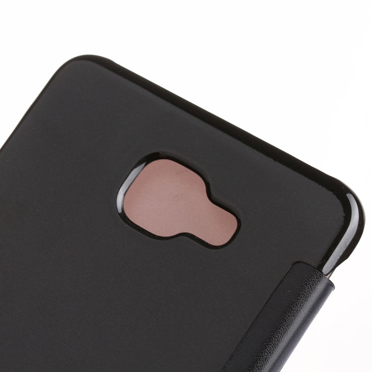 Electroplating Mirror Horizontal Flip Leather Case for Galaxy A9 (2016) / A900