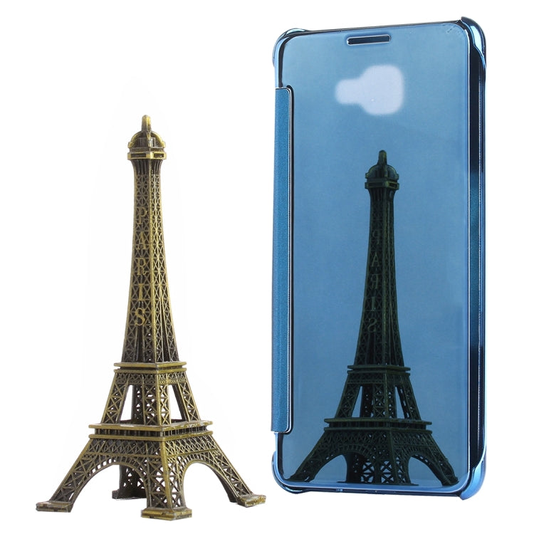 Electroplating Mirror Horizontal Flip Leather Case for Galaxy A9 (2016) / A900