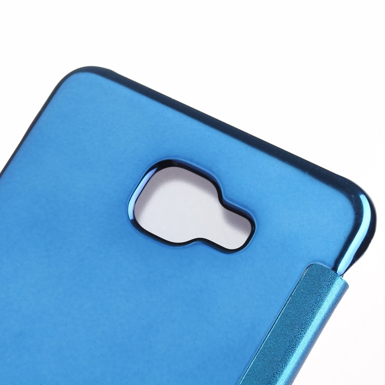 Electroplating Mirror Horizontal Flip Leather Case for Galaxy A9 (2016) / A900
