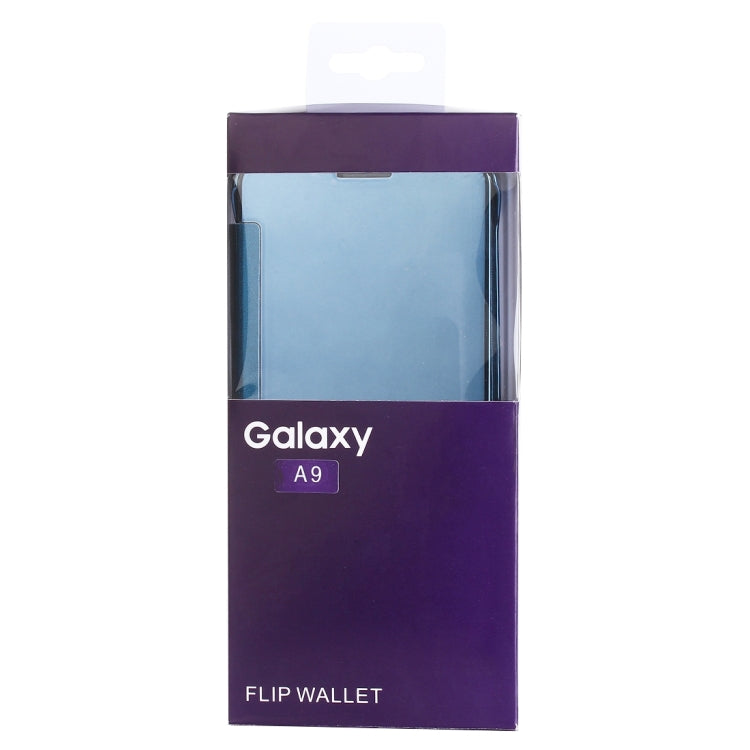 Electroplating Mirror Horizontal Flip Leather Case for Galaxy A9 (2016) / A900