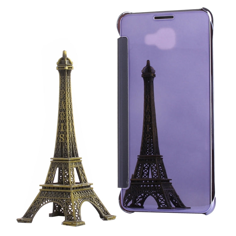 Electroplating Mirror Horizontal Flip Leather Case for Galaxy A9 (2016) / A900