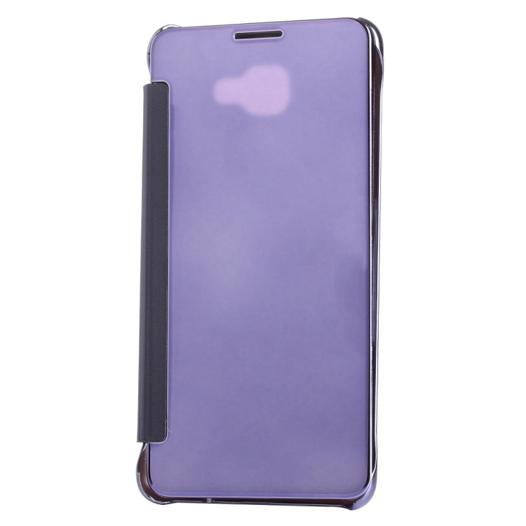 Electroplating Mirror Horizontal Flip Leather Case for Galaxy A9 (2016) / A900