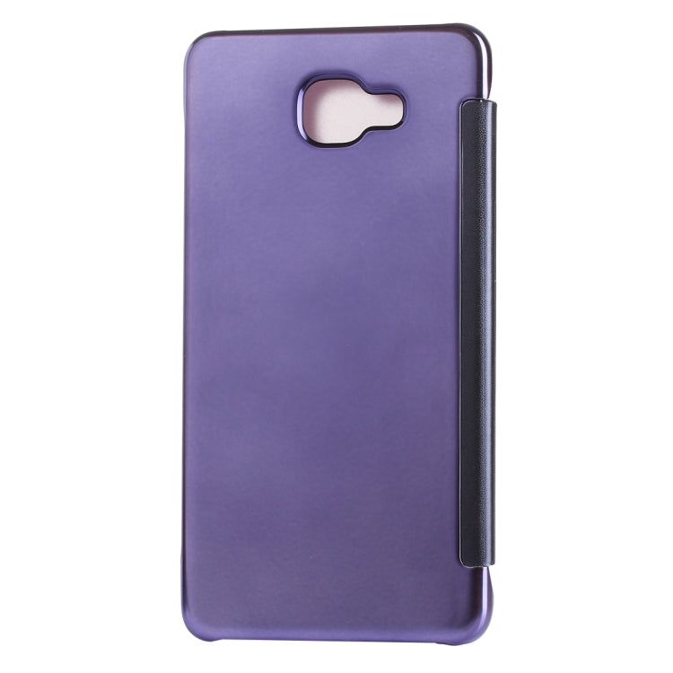 Electroplating Mirror Horizontal Flip Leather Case for Galaxy A9 (2016) / A900