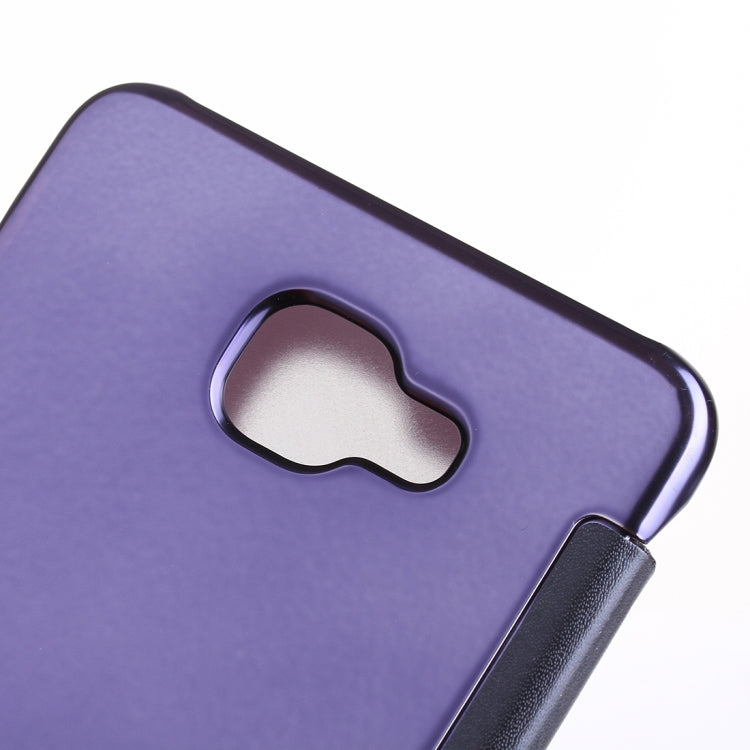Electroplating Mirror Horizontal Flip Leather Case for Galaxy A9 (2016) / A900