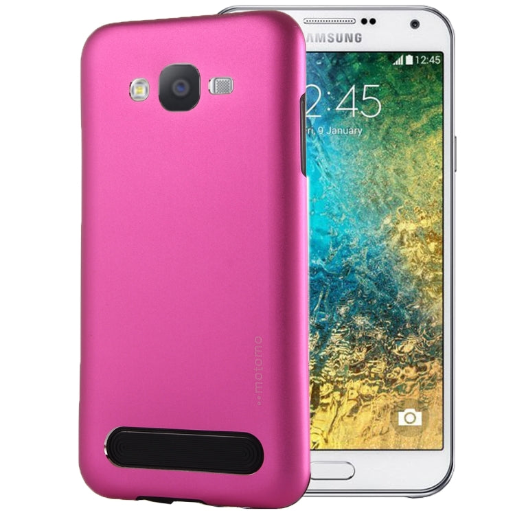 For Galaxy E5 / E500 MOTOMO Armor Metal + TPU Protective Case