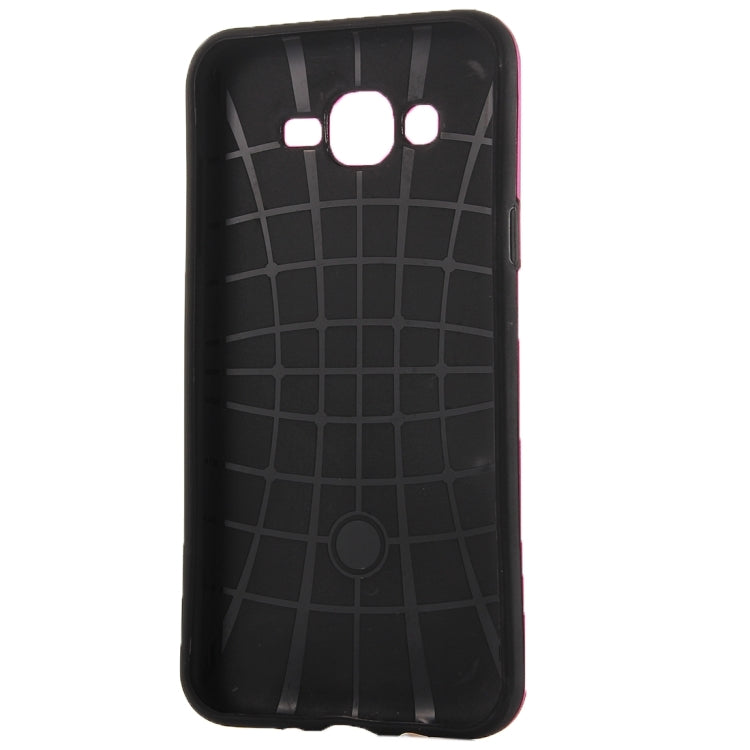 For Galaxy E7 / E700 MOTOMO Armor Metal + TPU Protective Case