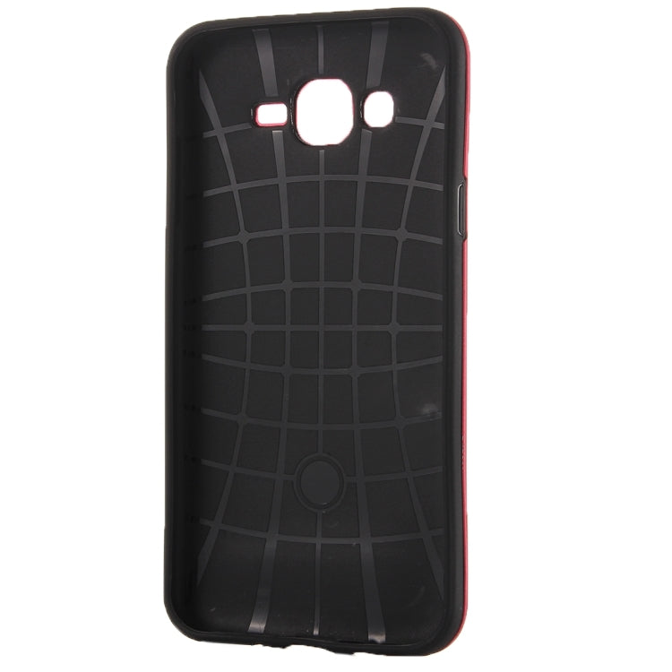 For Galaxy E7 / E700 MOTOMO Armor Metal + TPU Protective Case