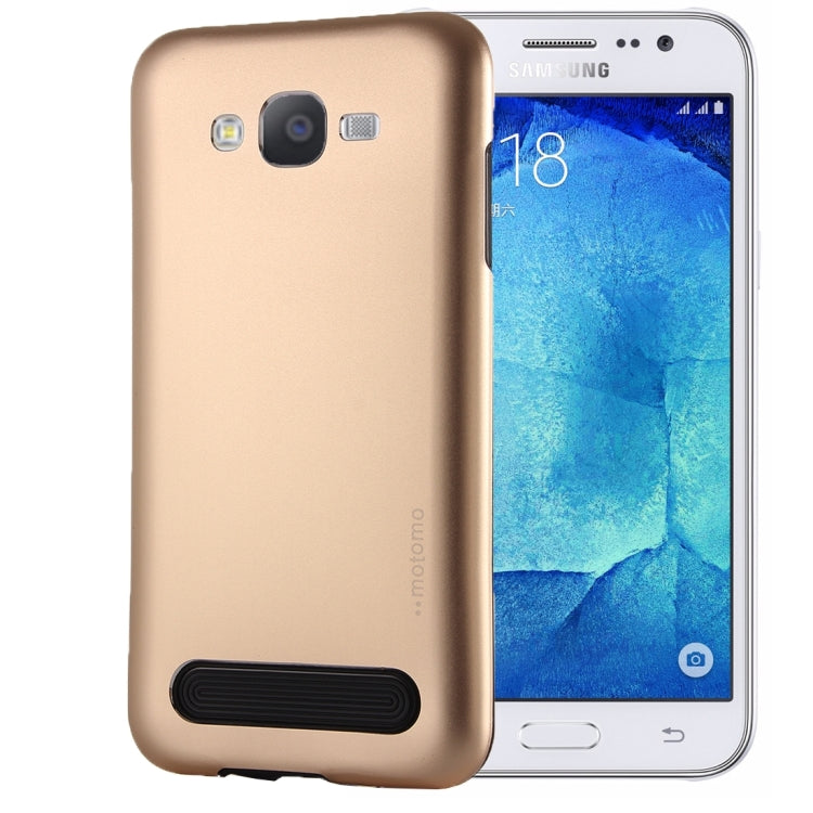 For Galaxy J5 / J500 MOTOMO Armor Metal + TPU Protective Case