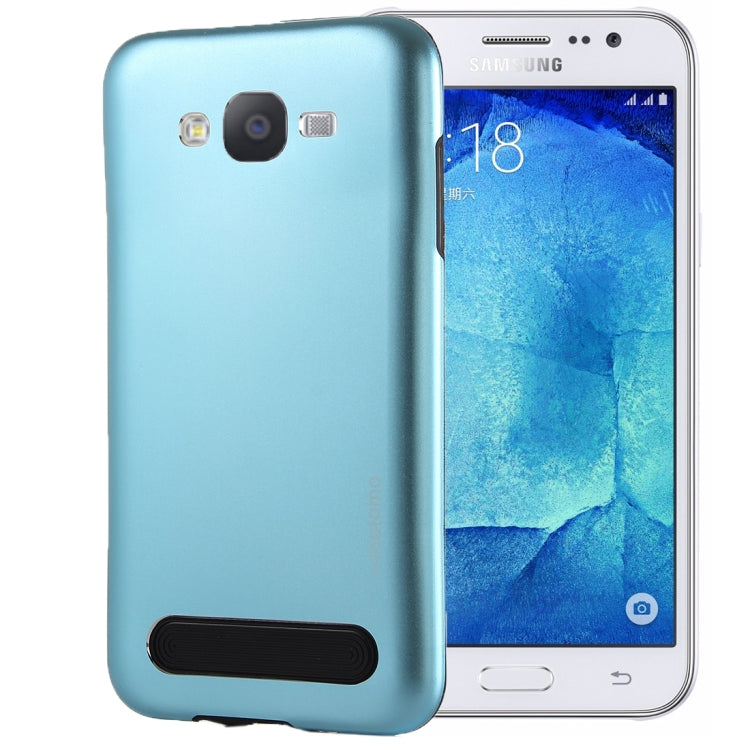 For Galaxy J5 / J500 MOTOMO Armor Metal + TPU Protective Case