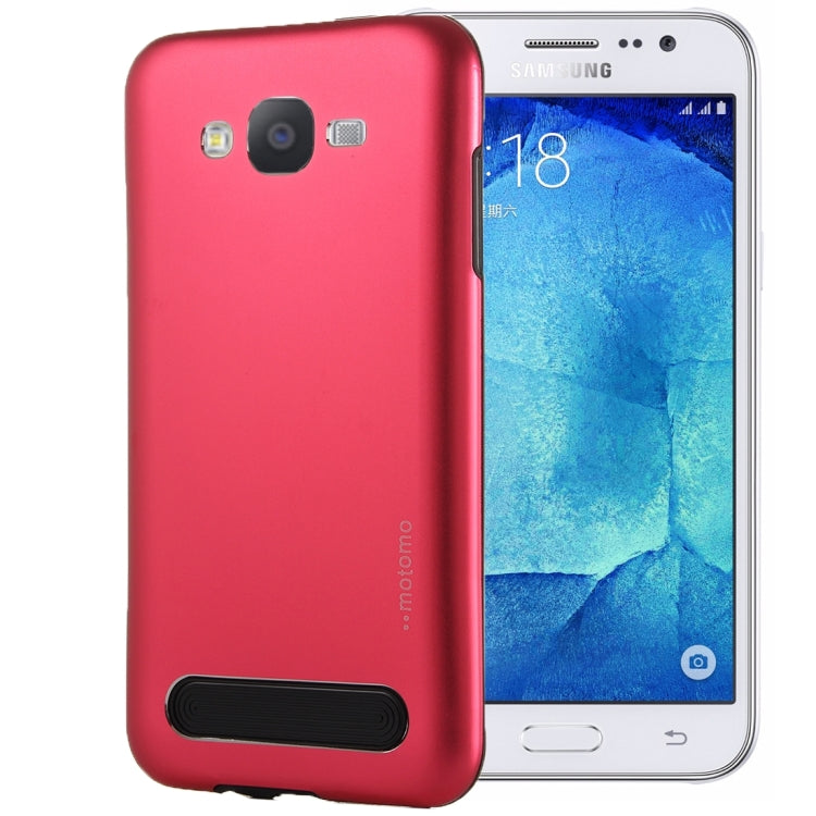 For Galaxy J5 / J500 MOTOMO Armor Metal + TPU Protective Case