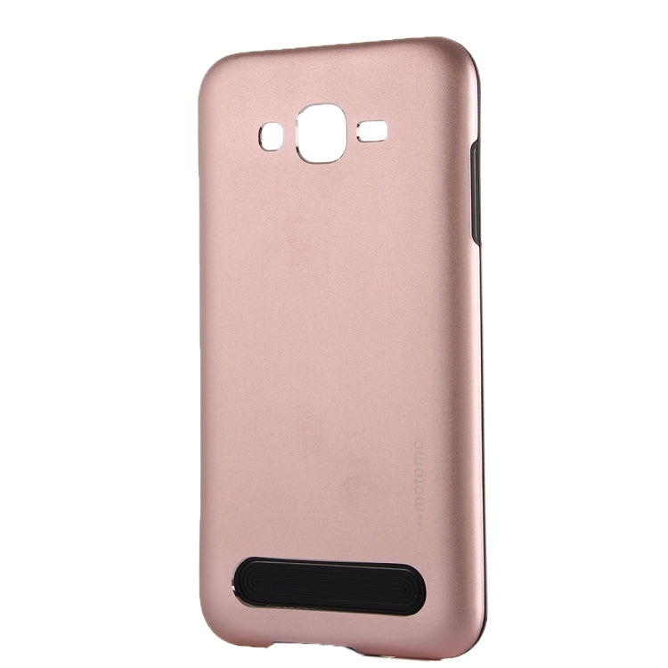 For Galaxy J5 / J500 MOTOMO Armor Metal + TPU Protective Case
